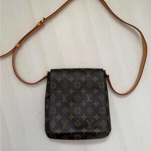 Louis Vuitton Brown Monogram Crossbody Bag